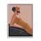 Stupell Industries Fashion Trend Woman Cheetah Print Dress Sports Car Framed Wall Art